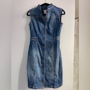 Guess denim dress new with tags size M
